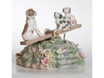 Музыкальная статуэтка "Щенки на поляне" Музыкальная статуэтка "Щенки на поляне"