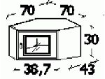 ��������� �� ����� ������� ������ � ������� (����.) (387�300�430), B1U-00A-SP