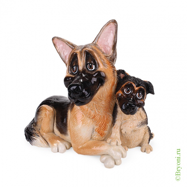 5502 ������� �������� ������� � ����� German Shepherd&Pup